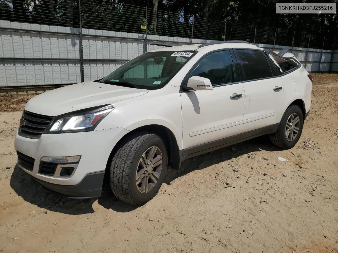 2015 Chevrolet Traverse Lt VIN: 1GNKRHKD3FJ255216 Lot: 69313744