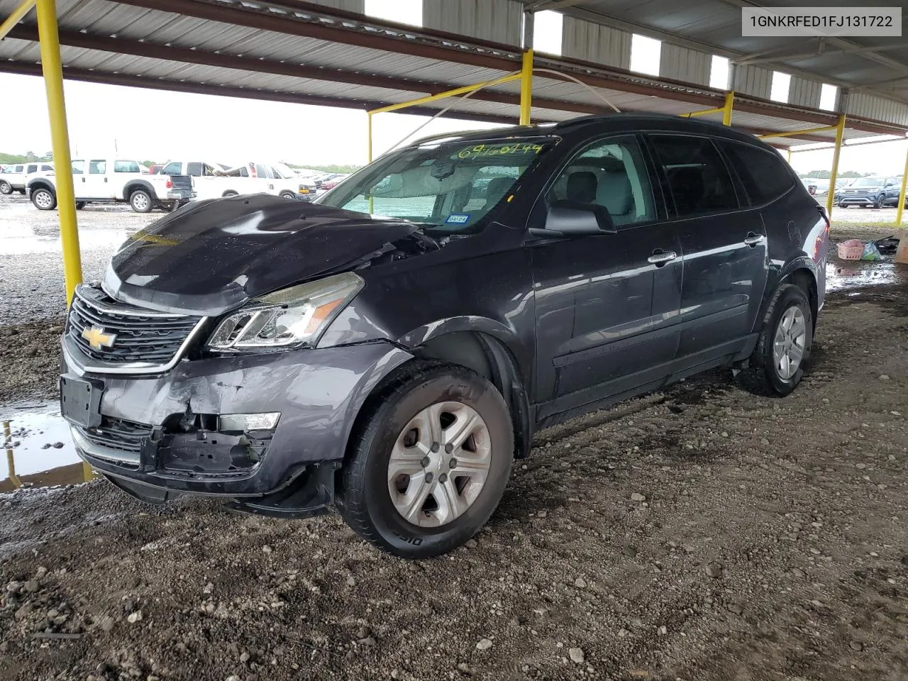 2015 Chevrolet Traverse Ls VIN: 1GNKRFED1FJ131722 Lot: 69460144