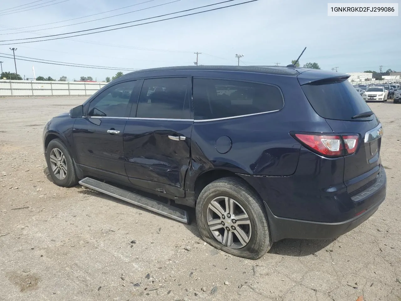 2015 Chevrolet Traverse Lt VIN: 1GNKRGKD2FJ299086 Lot: 69572454