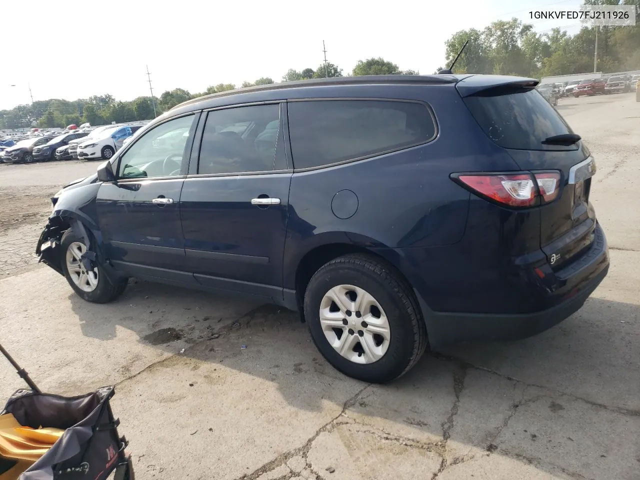 2015 Chevrolet Traverse Ls VIN: 1GNKVFED7FJ211926 Lot: 69667734