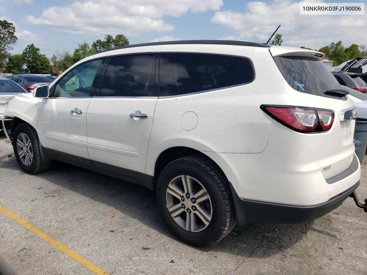 2015 Chevrolet Traverse Lt VIN: 1GNKRGKD3FJ190006 Lot: 69720274