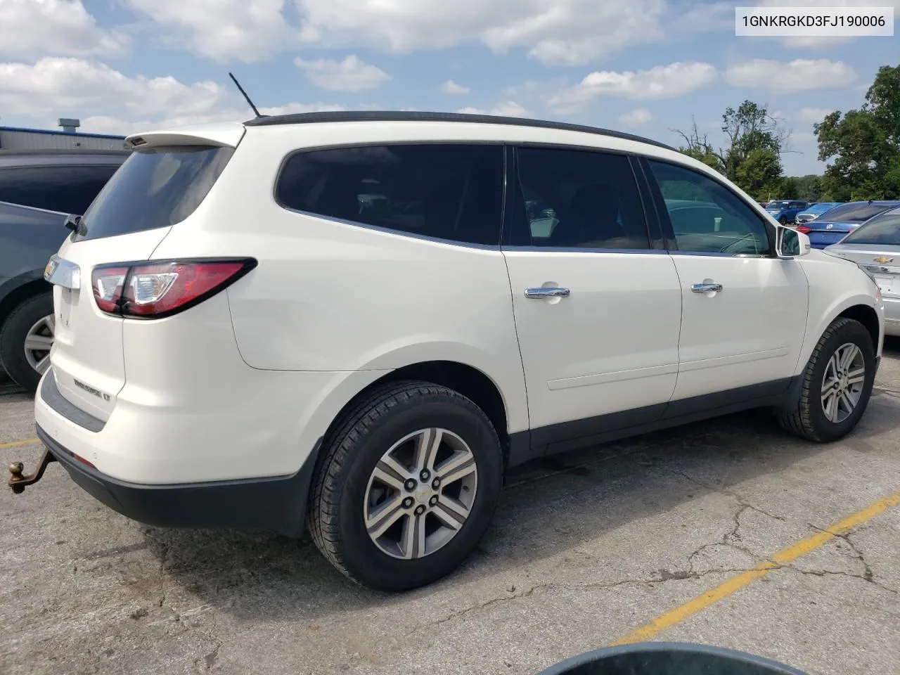 2015 Chevrolet Traverse Lt VIN: 1GNKRGKD3FJ190006 Lot: 69720274