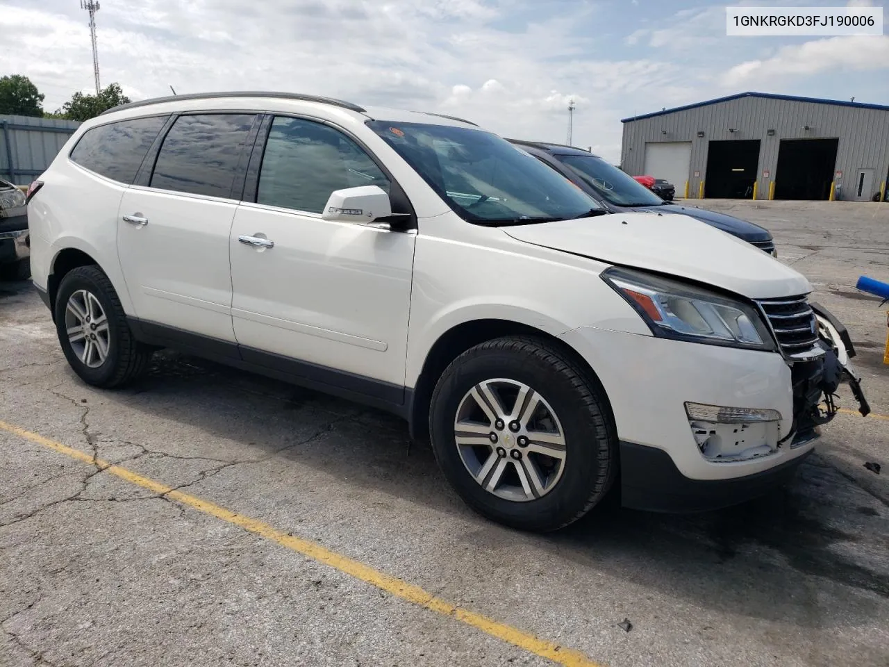 2015 Chevrolet Traverse Lt VIN: 1GNKRGKD3FJ190006 Lot: 69720274