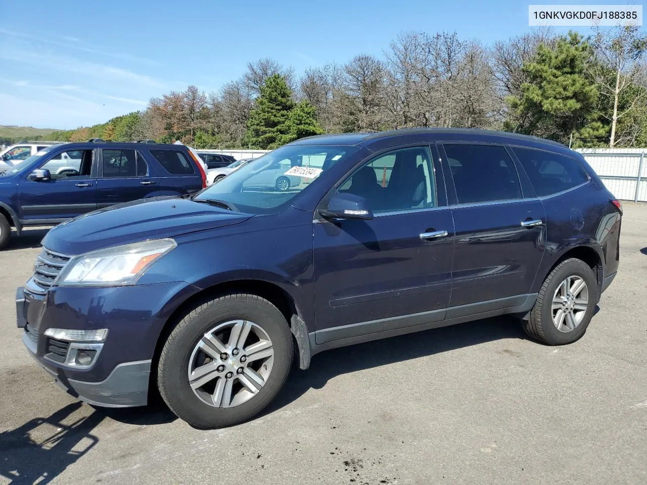 2015 Chevrolet Traverse Lt VIN: 1GNKVGKD0FJ188385 Lot: 69915394