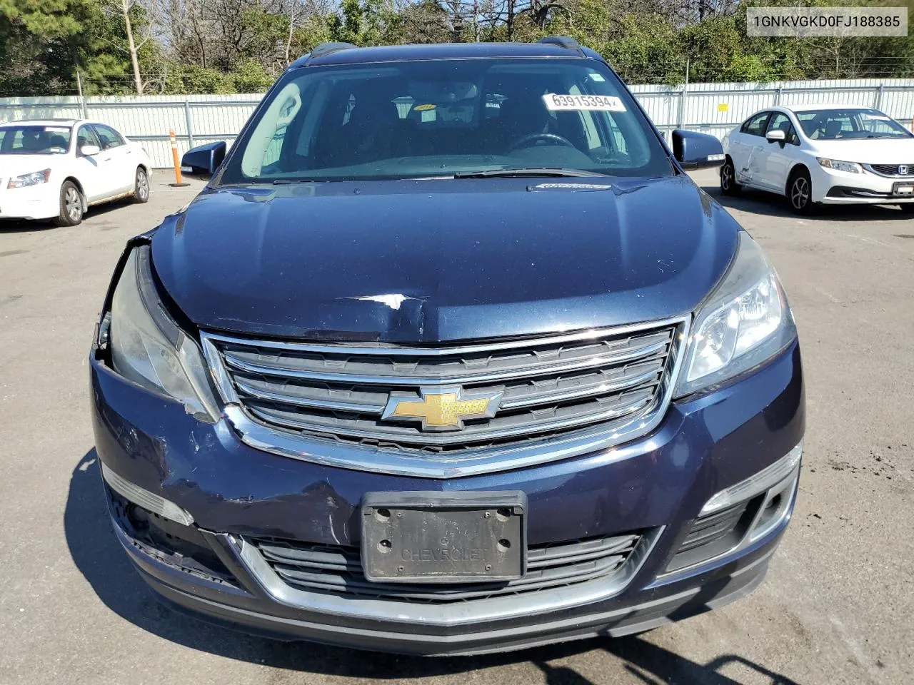 2015 Chevrolet Traverse Lt VIN: 1GNKVGKD0FJ188385 Lot: 69915394