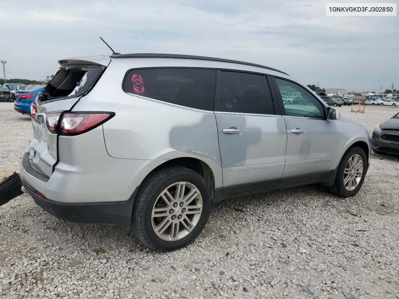 1GNKVGKD3FJ302850 2015 Chevrolet Traverse Lt