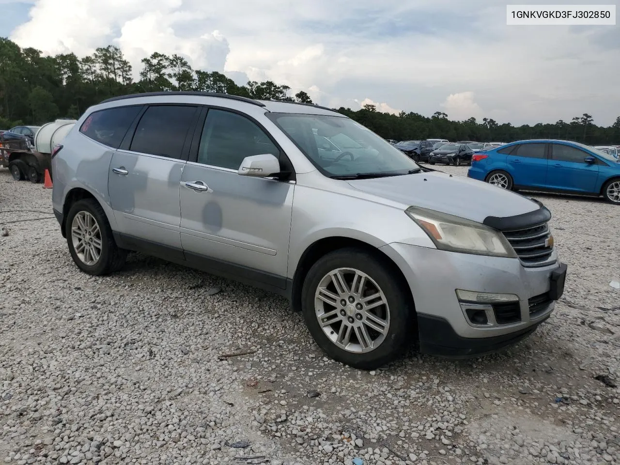 2015 Chevrolet Traverse Lt VIN: 1GNKVGKD3FJ302850 Lot: 69985794