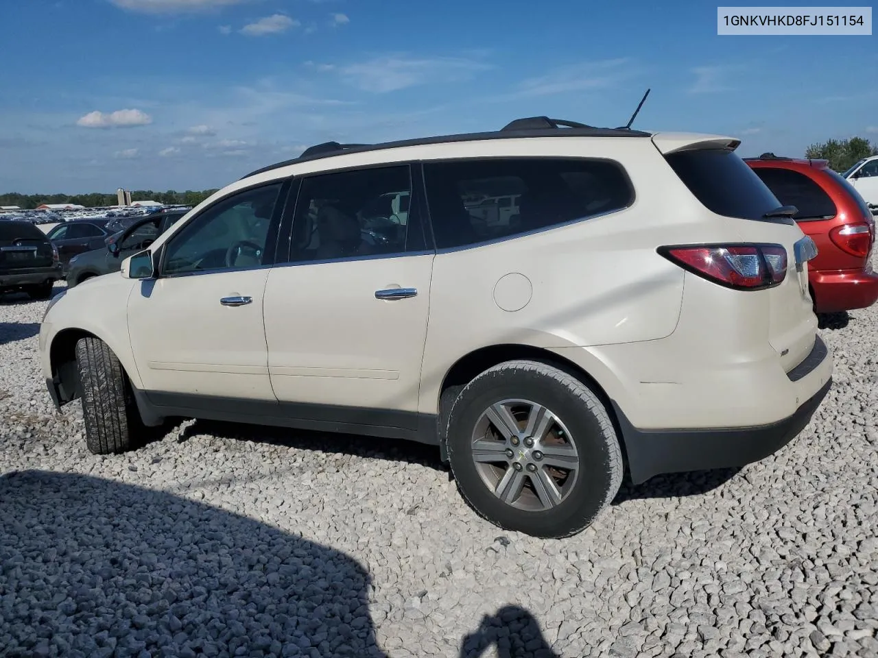 1GNKVHKD8FJ151154 2015 Chevrolet Traverse Lt