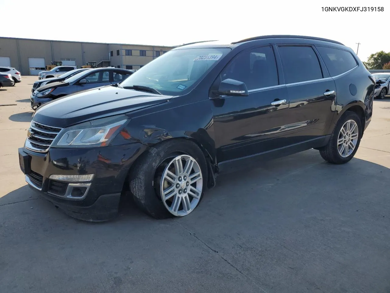 2015 Chevrolet Traverse Lt VIN: 1GNKVGKDXFJ319158 Lot: 70231394