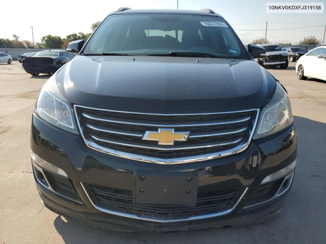 2015 Chevrolet Traverse Lt VIN: 1GNKVGKDXFJ319158 Lot: 70231394