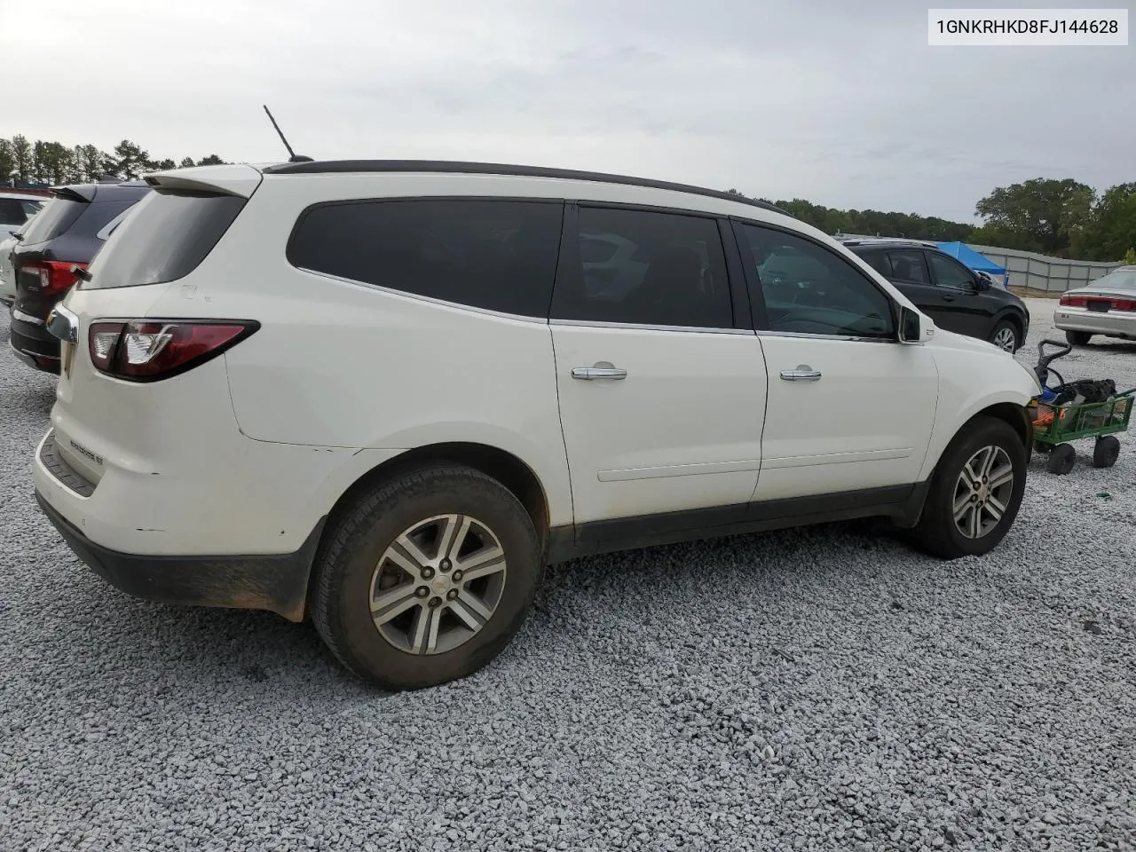 2015 Chevrolet Traverse Lt VIN: 1GNKRHKD8FJ144628 Lot: 70826634