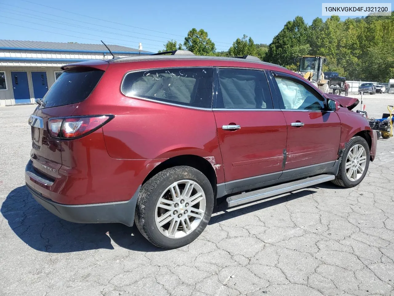 2015 Chevrolet Traverse Lt VIN: 1GNKVGKD4FJ321200 Lot: 71092534