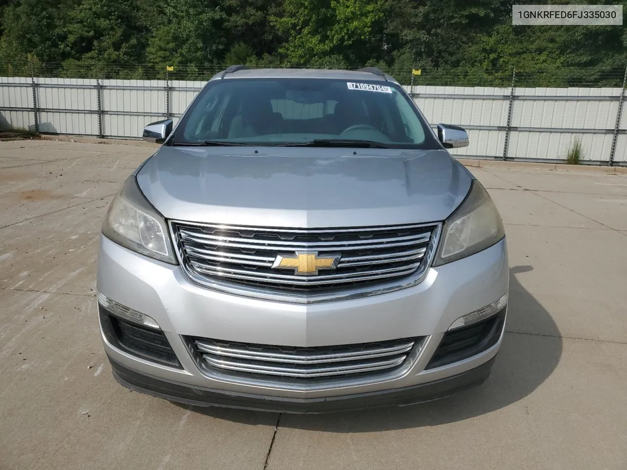 2015 Chevrolet Traverse Ls VIN: 1GNKRFED6FJ335030 Lot: 71094704