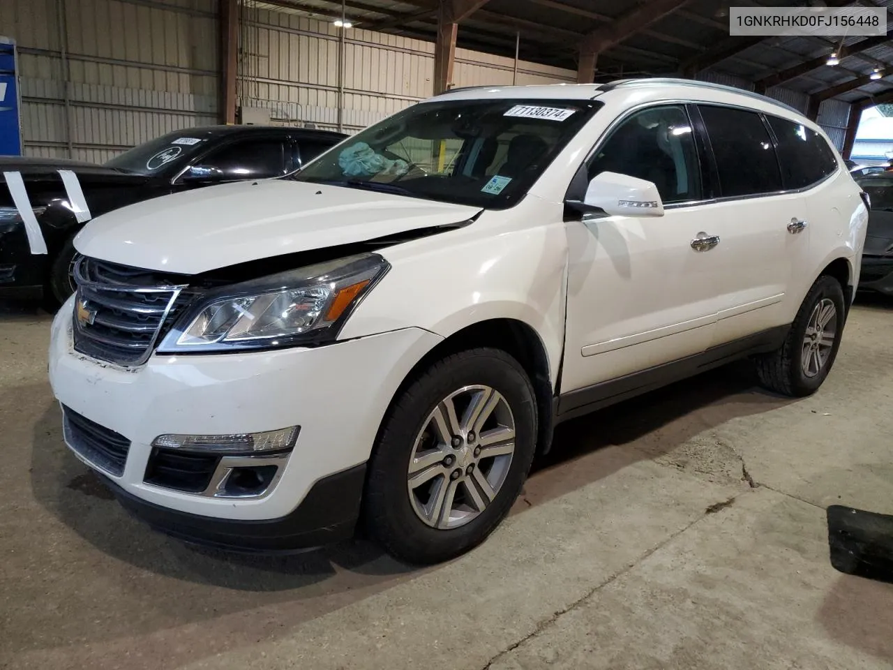 2015 Chevrolet Traverse Lt VIN: 1GNKRHKD0FJ156448 Lot: 71130374