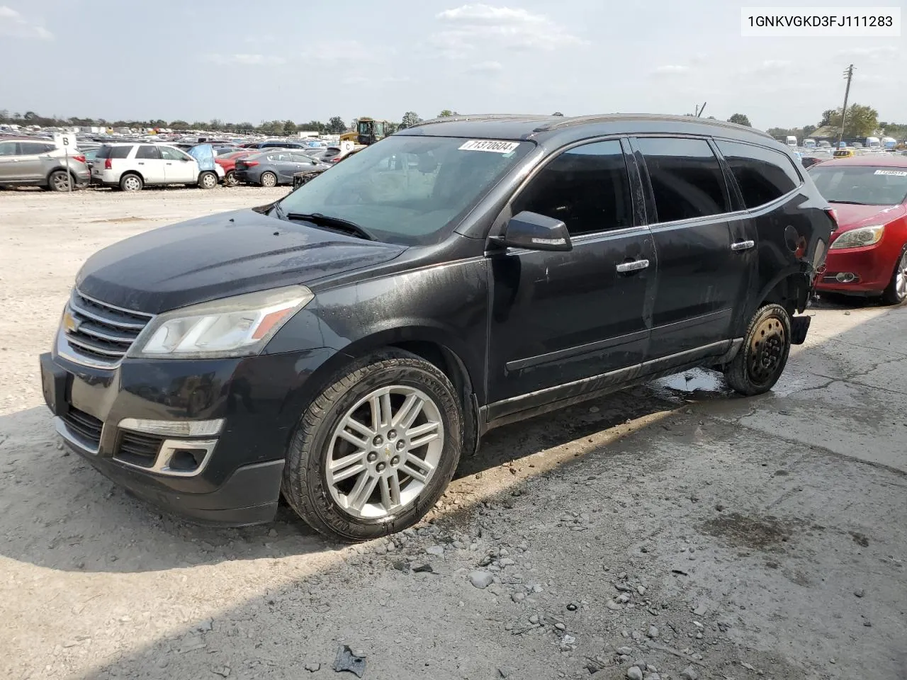 2015 Chevrolet Traverse Lt VIN: 1GNKVGKD3FJ111283 Lot: 71370604