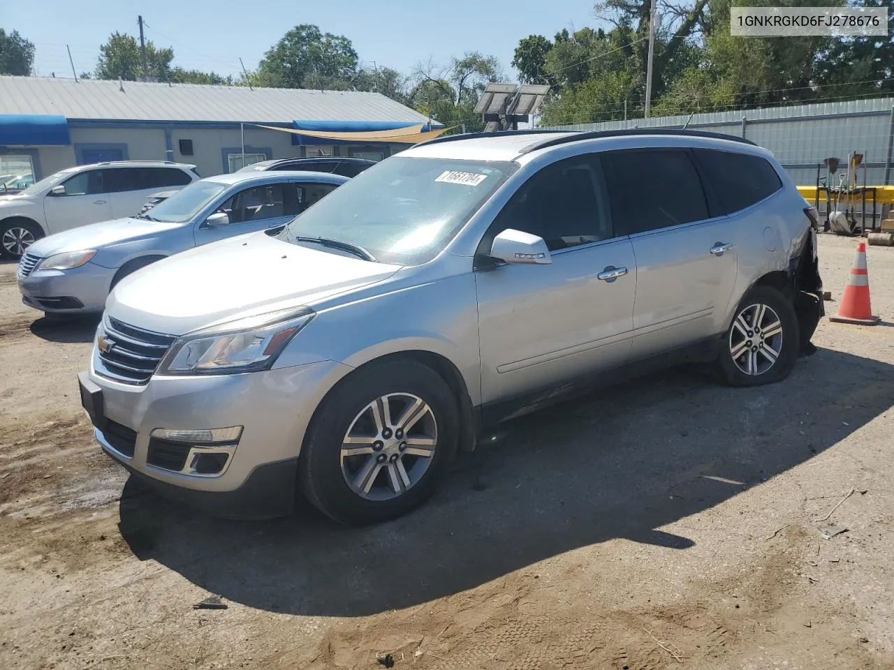 2015 Chevrolet Traverse Lt VIN: 1GNKRGKD6FJ278676 Lot: 71661704