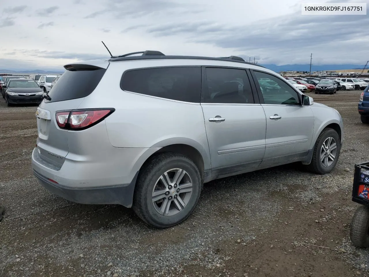 1GNKRGKD9FJ167751 2015 Chevrolet Traverse Lt