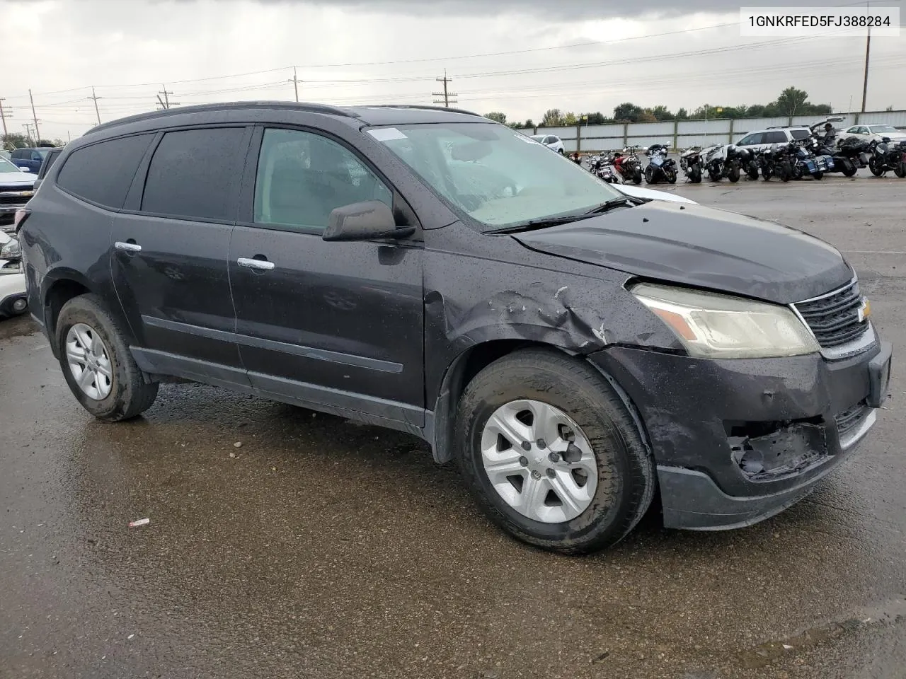 2015 Chevrolet Traverse Ls VIN: 1GNKRFED5FJ388284 Lot: 71688054