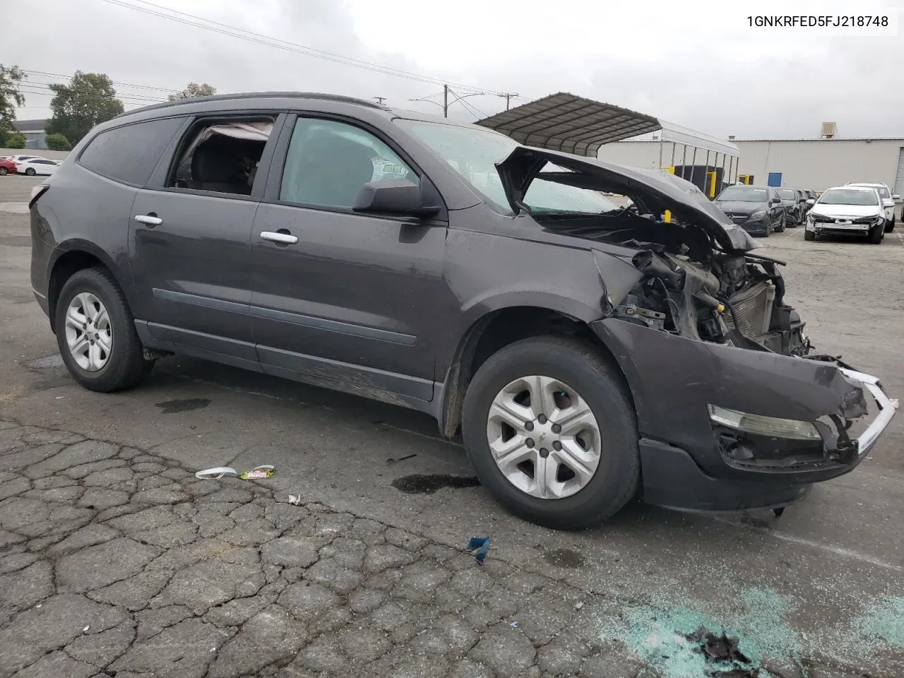 2015 Chevrolet Traverse Ls VIN: 1GNKRFED5FJ218748 Lot: 71786384