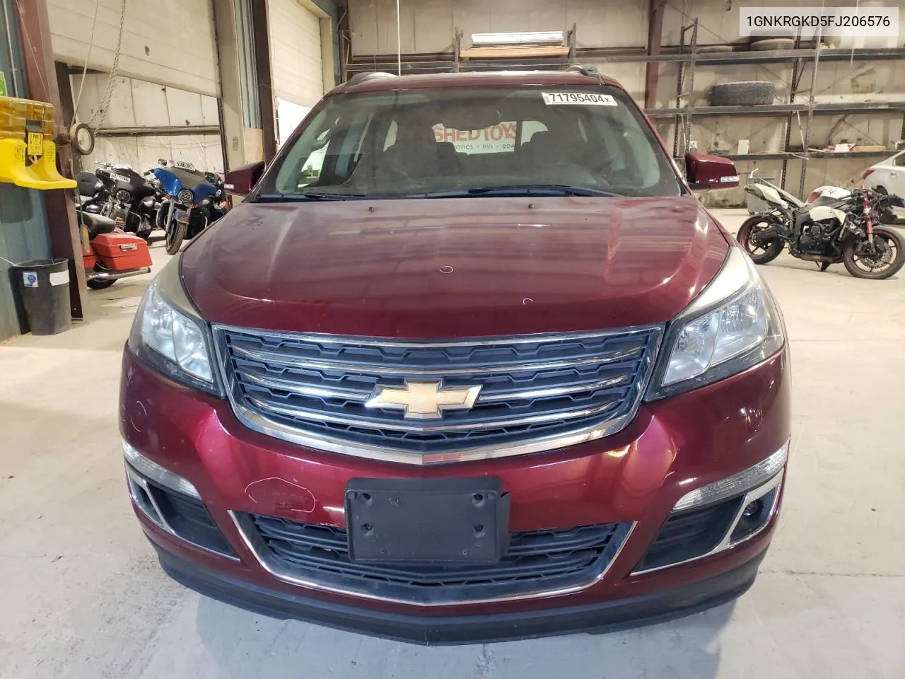 1GNKRGKD5FJ206576 2015 Chevrolet Traverse Lt