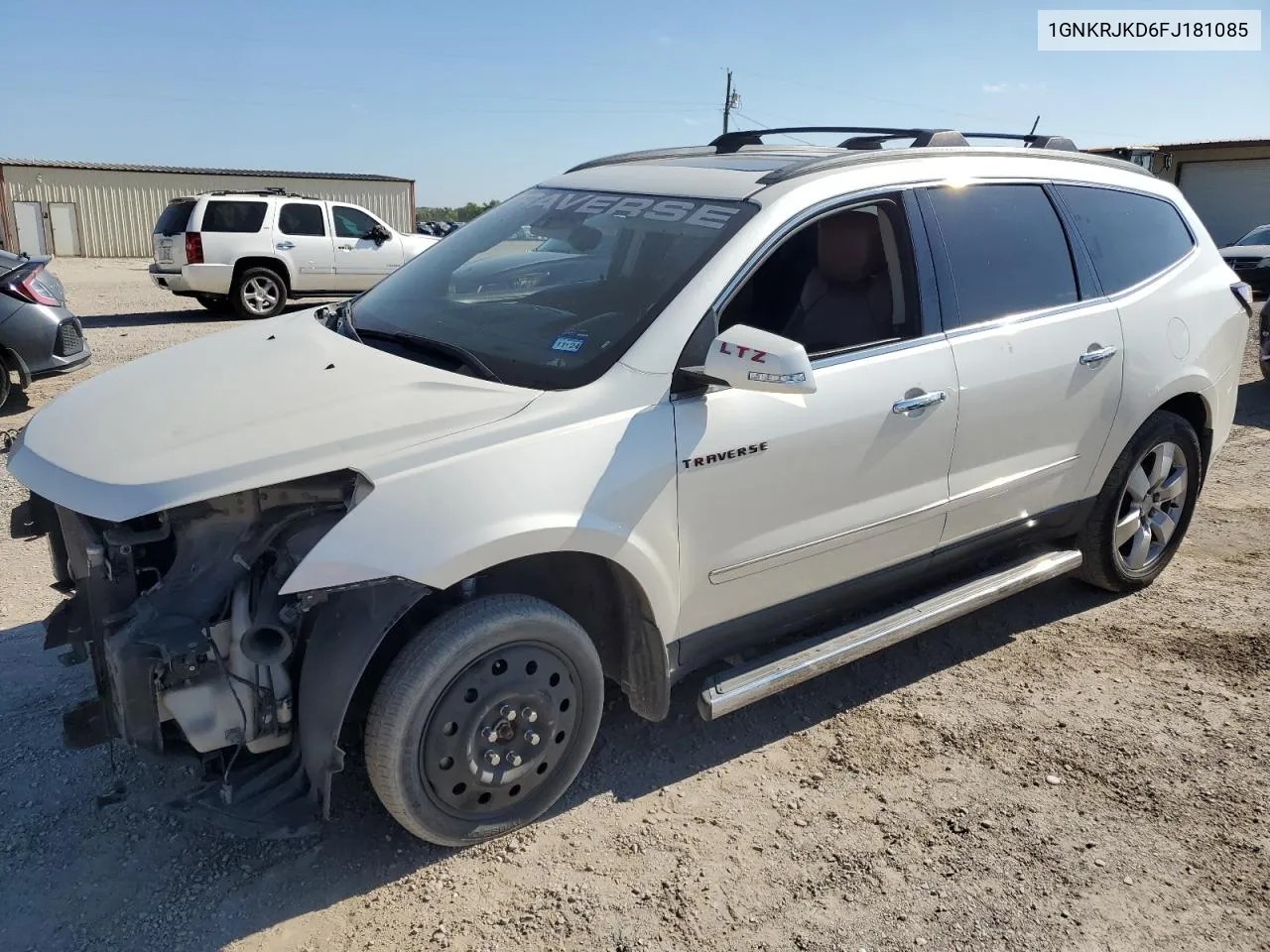 2015 Chevrolet Traverse Ltz VIN: 1GNKRJKD6FJ181085 Lot: 71799854