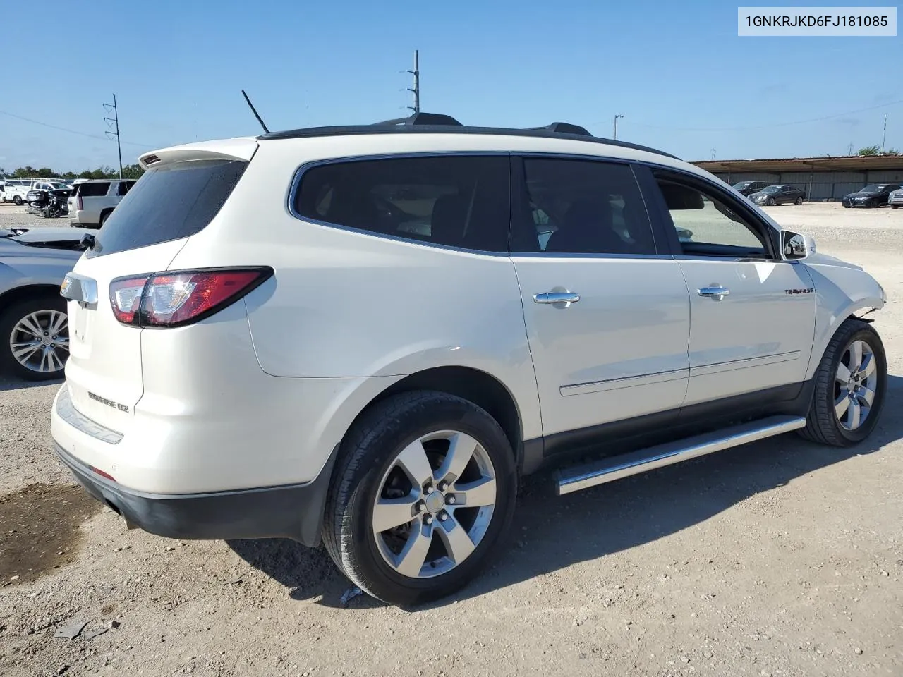 2015 Chevrolet Traverse Ltz VIN: 1GNKRJKD6FJ181085 Lot: 71799854