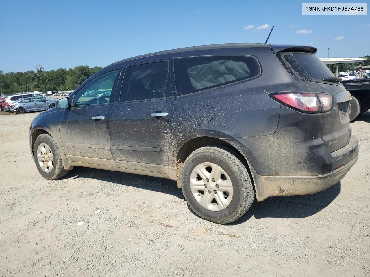 2015 Chevrolet Traverse Ls VIN: 1GNKRFKD1FJ374788 Lot: 72333364