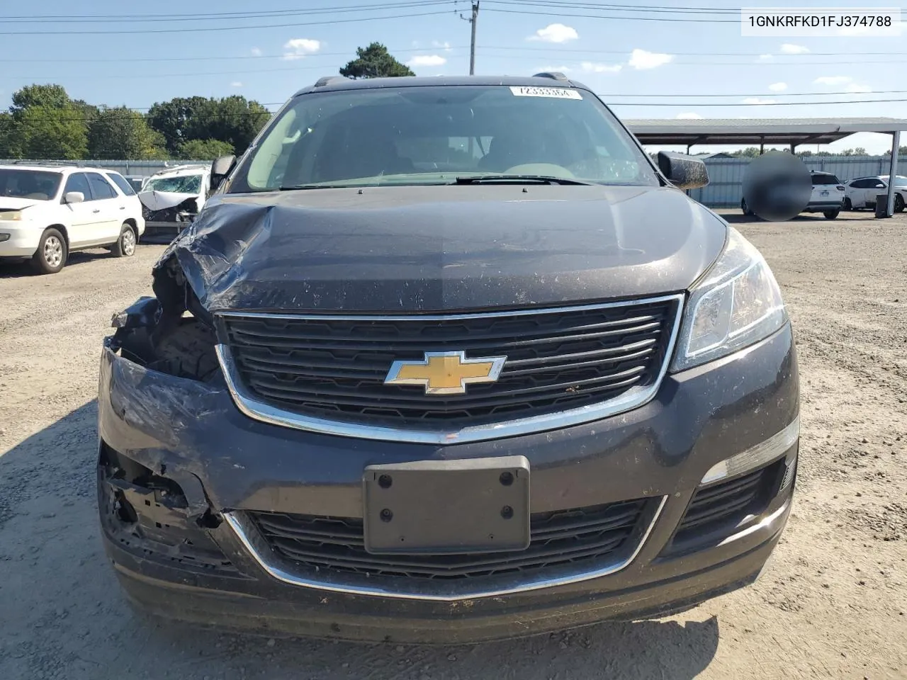 1GNKRFKD1FJ374788 2015 Chevrolet Traverse Ls