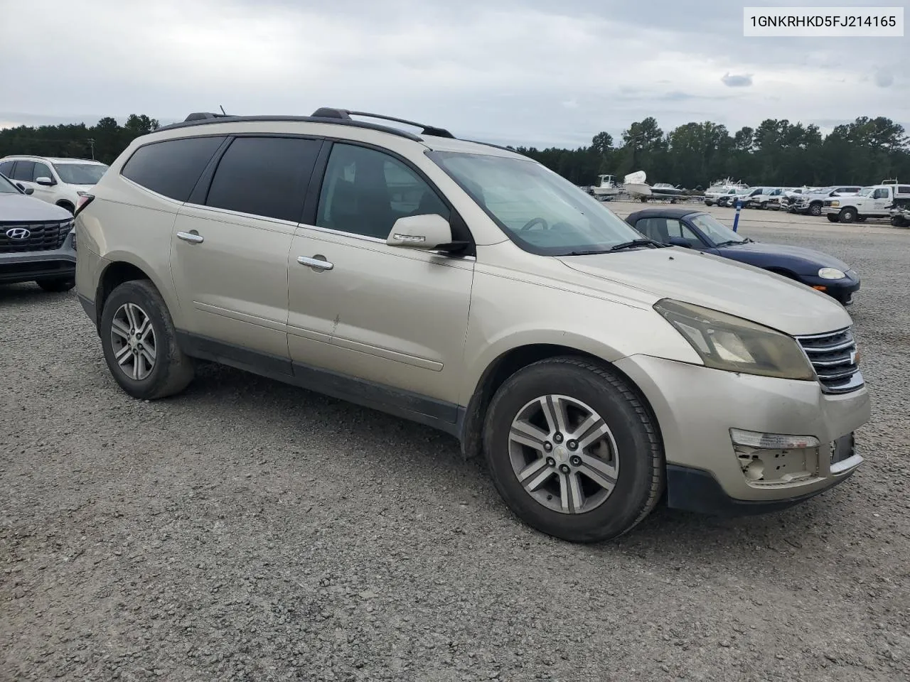 2015 Chevrolet Traverse Lt VIN: 1GNKRHKD5FJ214165 Lot: 72780894