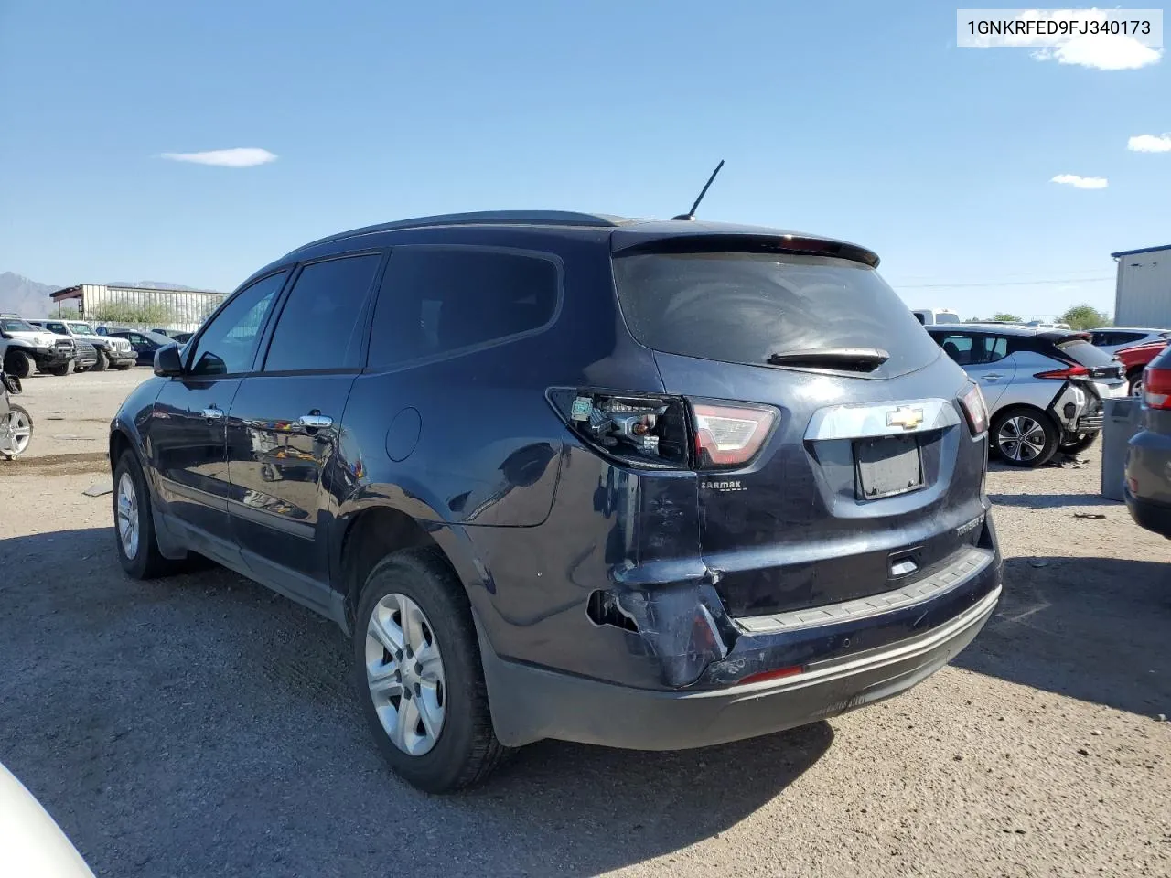 2015 Chevrolet Traverse Ls VIN: 1GNKRFED9FJ340173 Lot: 73485864