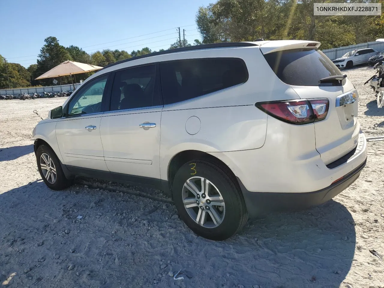 2015 Chevrolet Traverse Lt VIN: 1GNKRHKDXFJ228871 Lot: 73562494