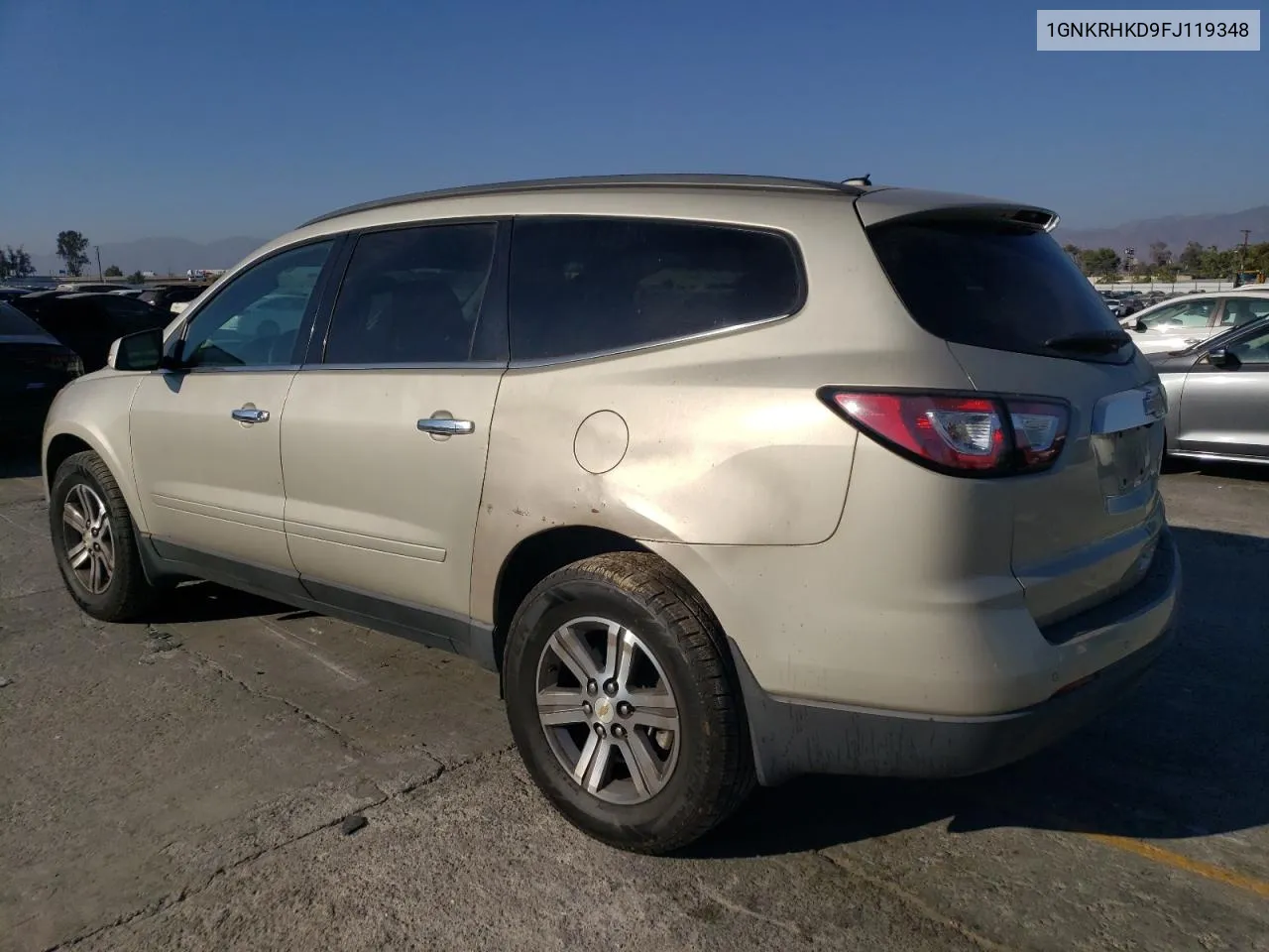 1GNKRHKD9FJ119348 2015 Chevrolet Traverse Lt