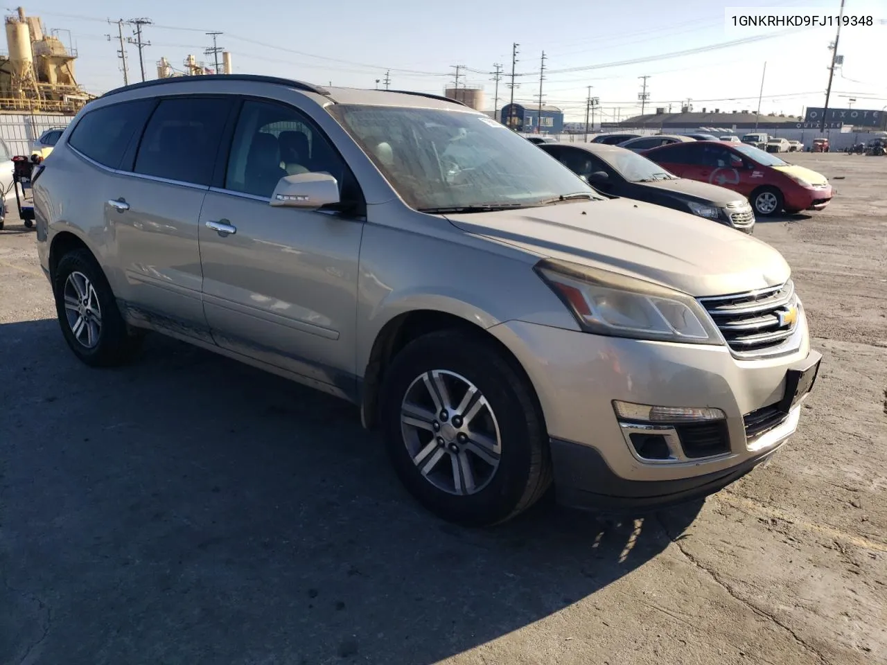 2015 Chevrolet Traverse Lt VIN: 1GNKRHKD9FJ119348 Lot: 73580624