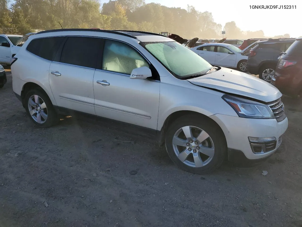 2015 Chevrolet Traverse Ltz VIN: 1GNKRJKD9FJ152311 Lot: 73747554