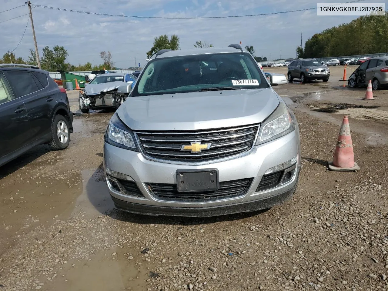 1GNKVGKD8FJ287925 2015 Chevrolet Traverse Lt