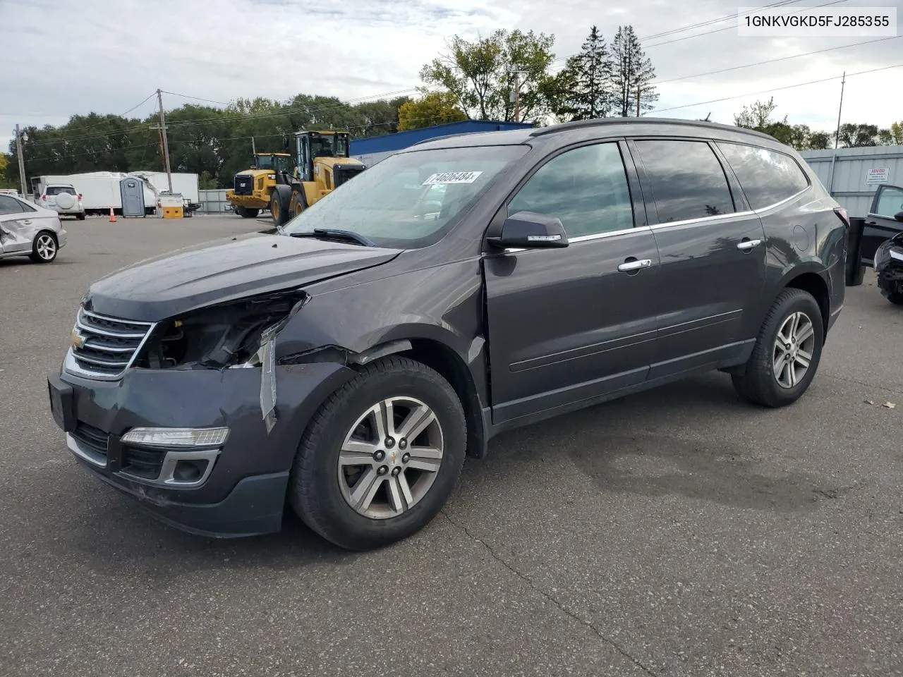 2015 Chevrolet Traverse Lt VIN: 1GNKVGKD5FJ285355 Lot: 74606484