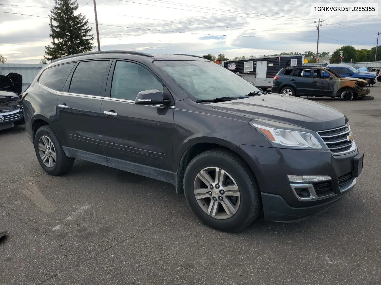 2015 Chevrolet Traverse Lt VIN: 1GNKVGKD5FJ285355 Lot: 74606484