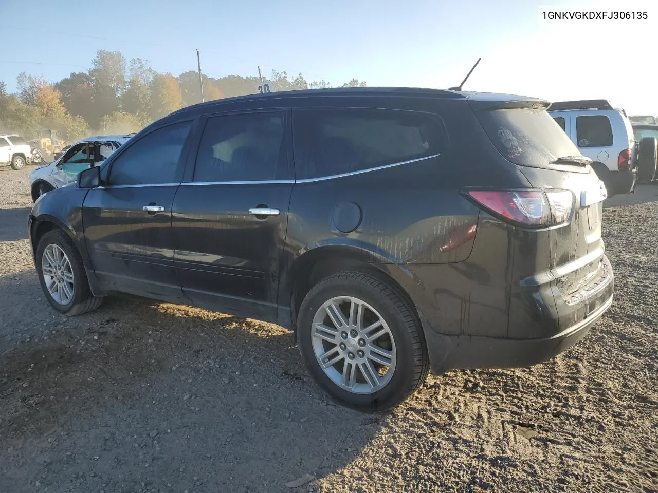 2015 Chevrolet Traverse Lt VIN: 1GNKVGKDXFJ306135 Lot: 75174044