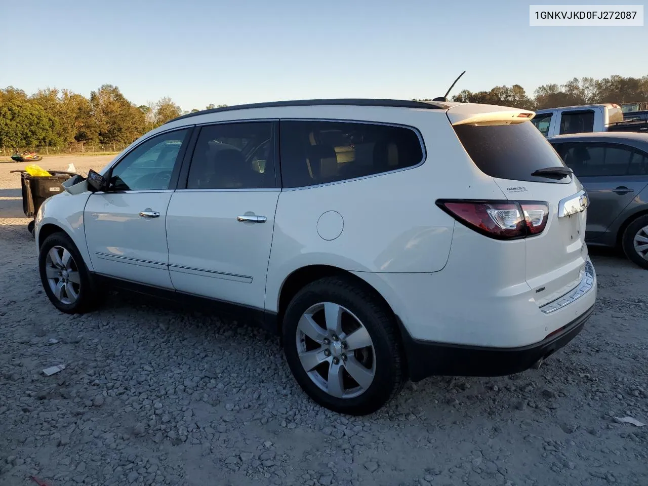 2015 Chevrolet Traverse Ltz VIN: 1GNKVJKD0FJ272087 Lot: 75322884