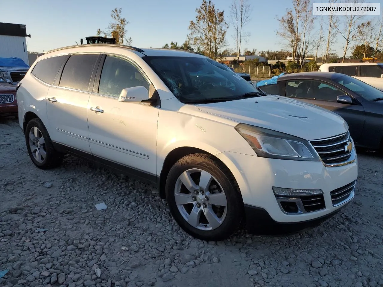 2015 Chevrolet Traverse Ltz VIN: 1GNKVJKD0FJ272087 Lot: 75322884