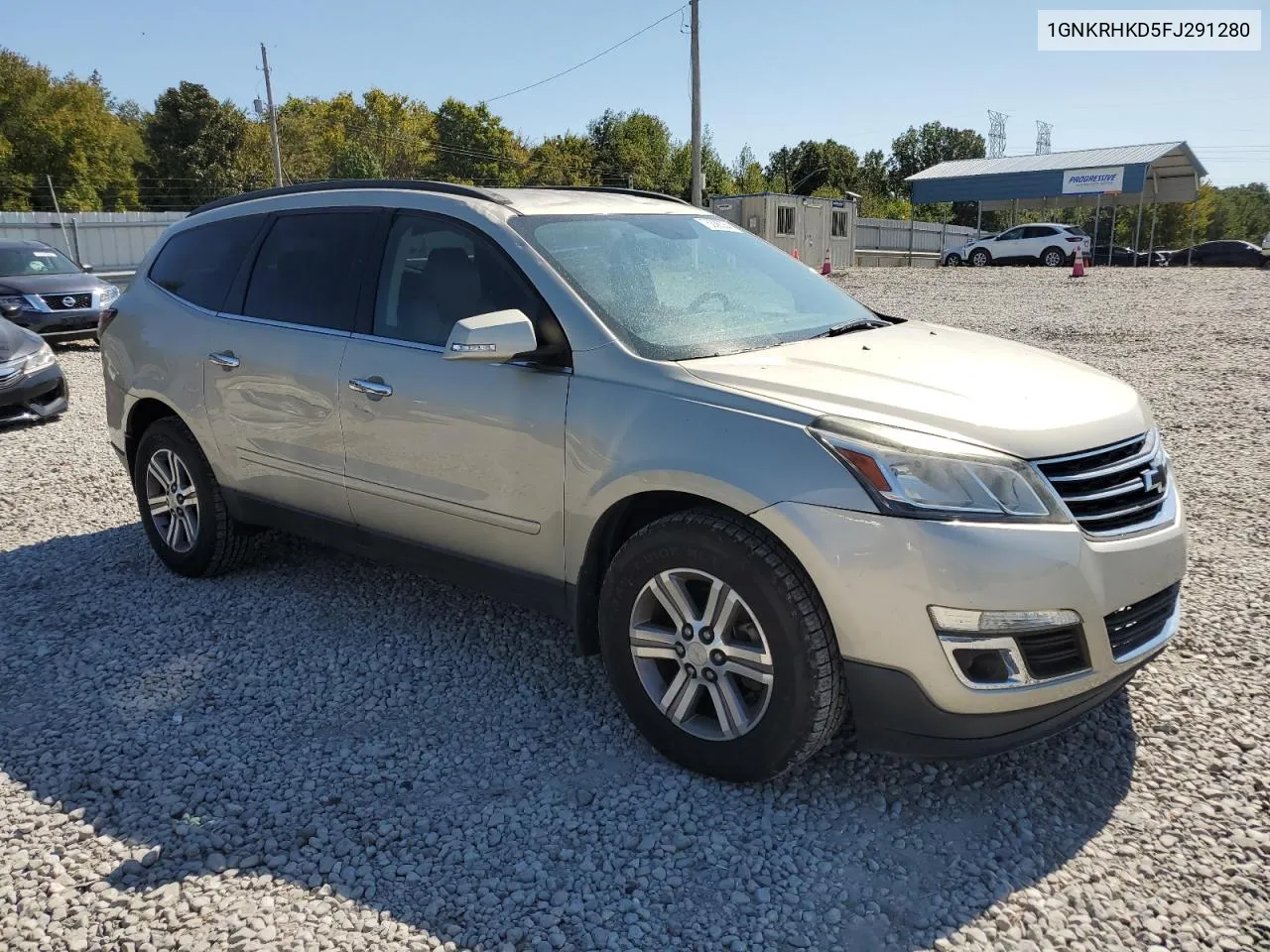 2015 Chevrolet Traverse Lt VIN: 1GNKRHKD5FJ291280 Lot: 75336334