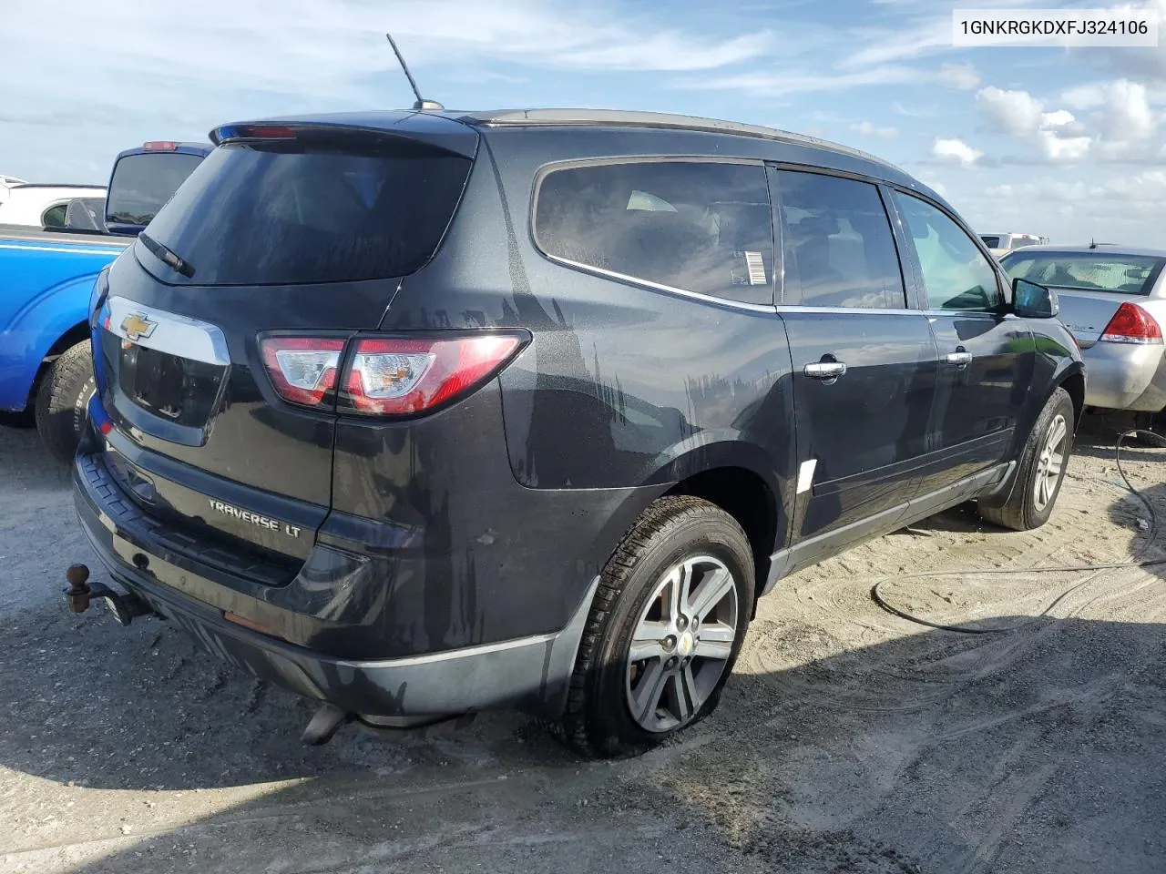 2015 Chevrolet Traverse Lt VIN: 1GNKRGKDXFJ324106 Lot: 76164904