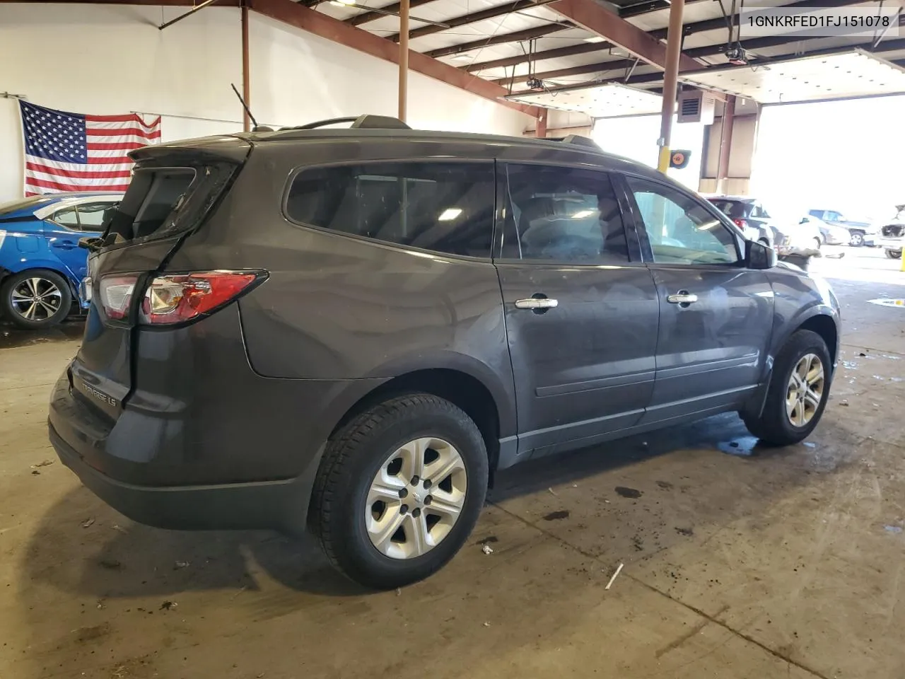 2015 Chevrolet Traverse Ls VIN: 1GNKRFED1FJ151078 Lot: 76467584