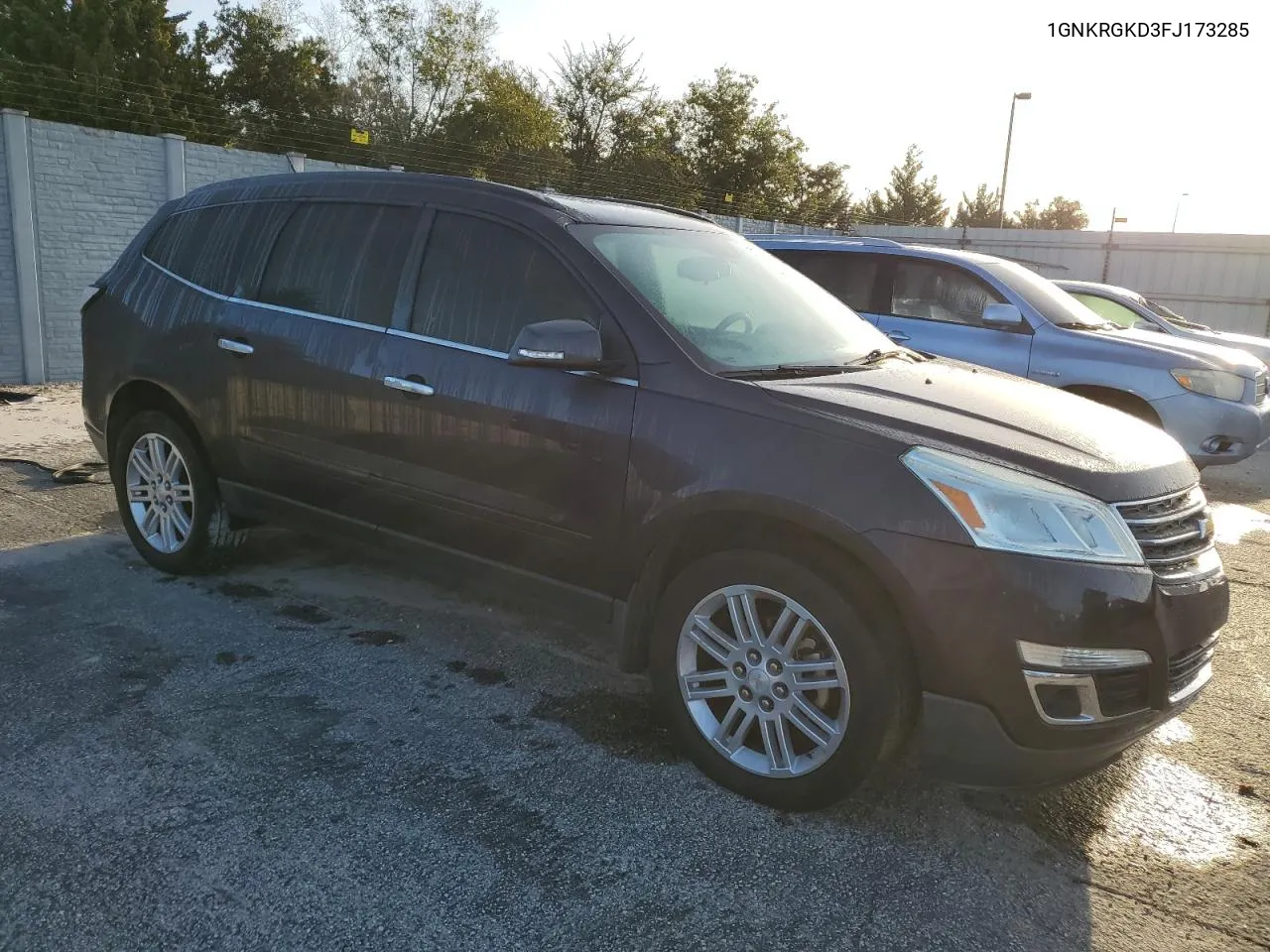 2015 Chevrolet Traverse Lt VIN: 1GNKRGKD3FJ173285 Lot: 76601624