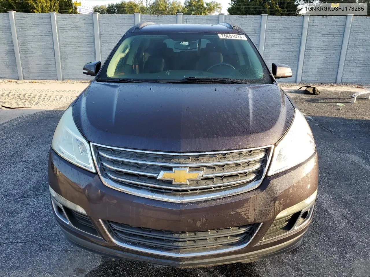 1GNKRGKD3FJ173285 2015 Chevrolet Traverse Lt