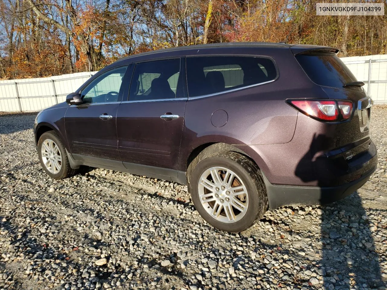 2015 Chevrolet Traverse Lt VIN: 1GNKVGKD9FJ104399 Lot: 76876504