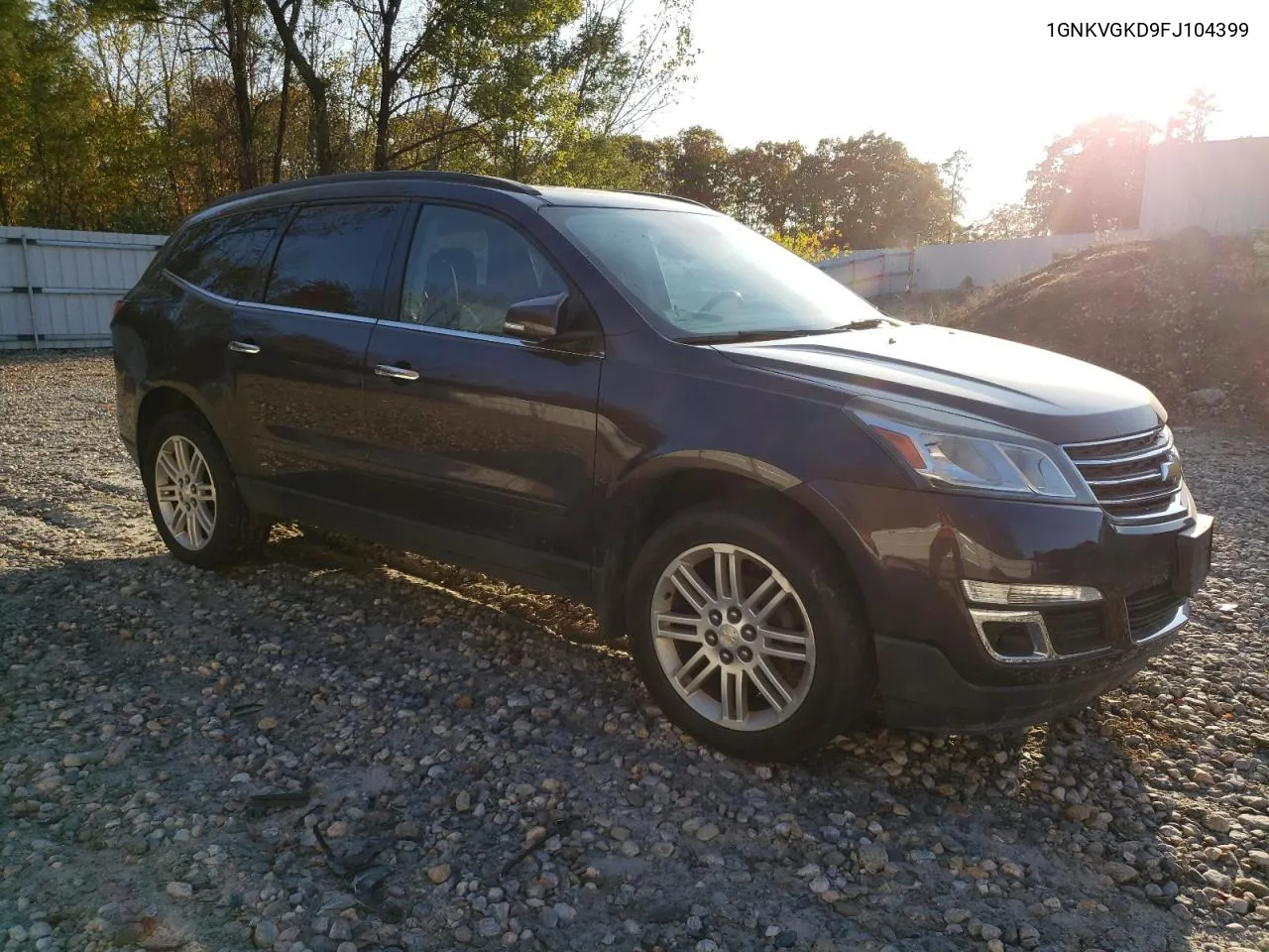 2015 Chevrolet Traverse Lt VIN: 1GNKVGKD9FJ104399 Lot: 76876504