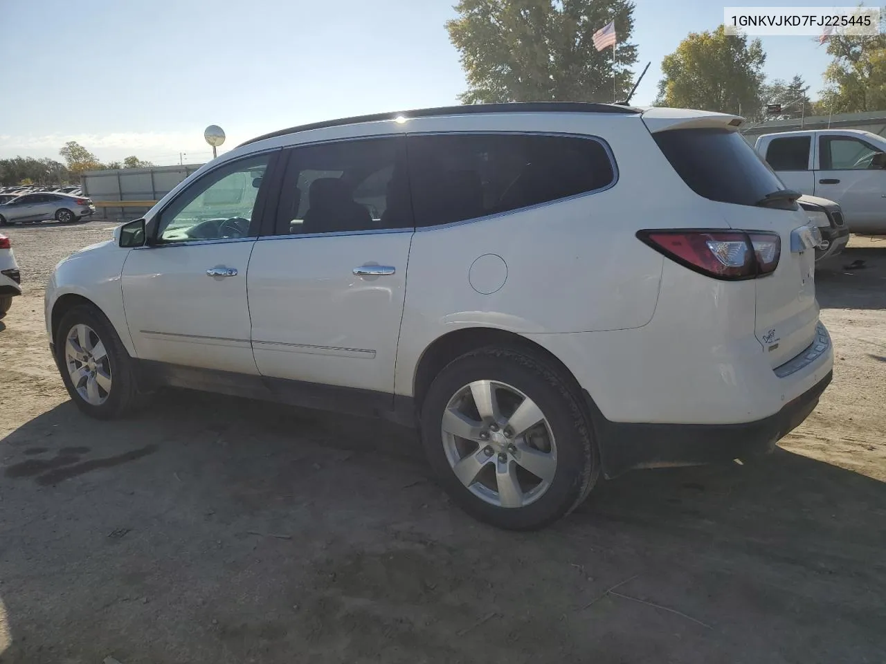 2015 Chevrolet Traverse Ltz VIN: 1GNKVJKD7FJ225445 Lot: 76895124