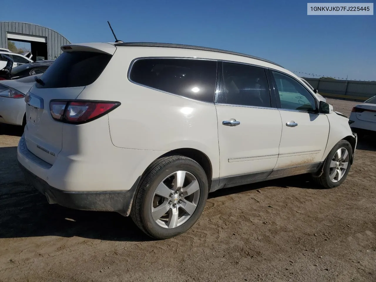 2015 Chevrolet Traverse Ltz VIN: 1GNKVJKD7FJ225445 Lot: 76895124