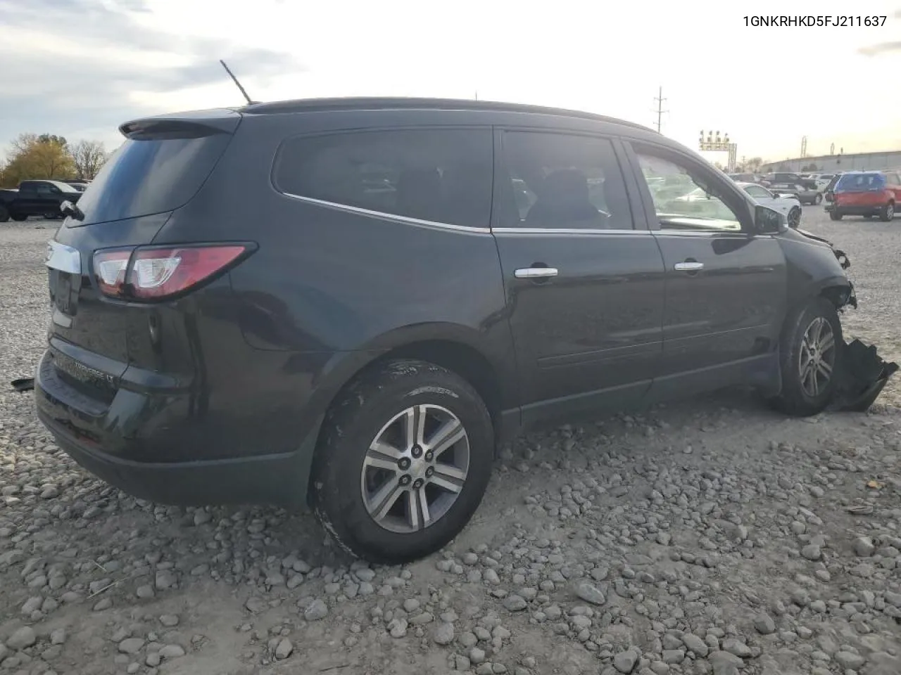 2015 Chevrolet Traverse Lt VIN: 1GNKRHKD5FJ211637 Lot: 77606224